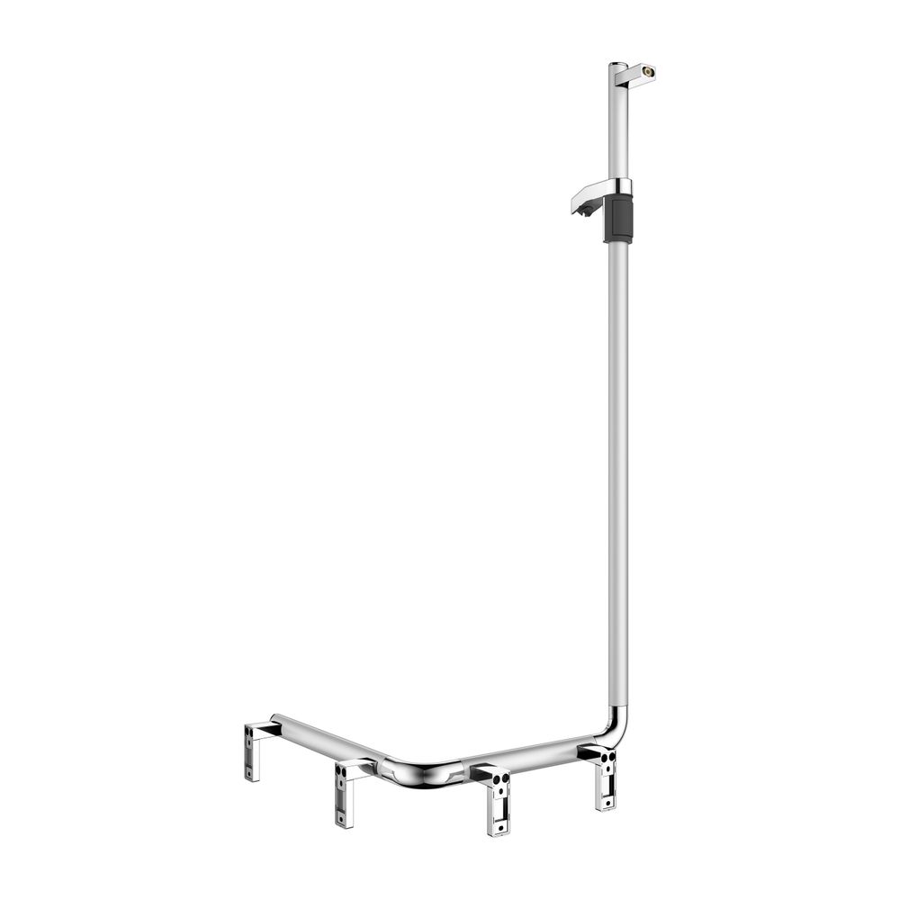 Keuco Axess Duschhandlauf mit Brausestange links, 550x531x1301mm, mit 3x Befestigun... KEUCO-35008176602 4017214902514 (Abb. 10)