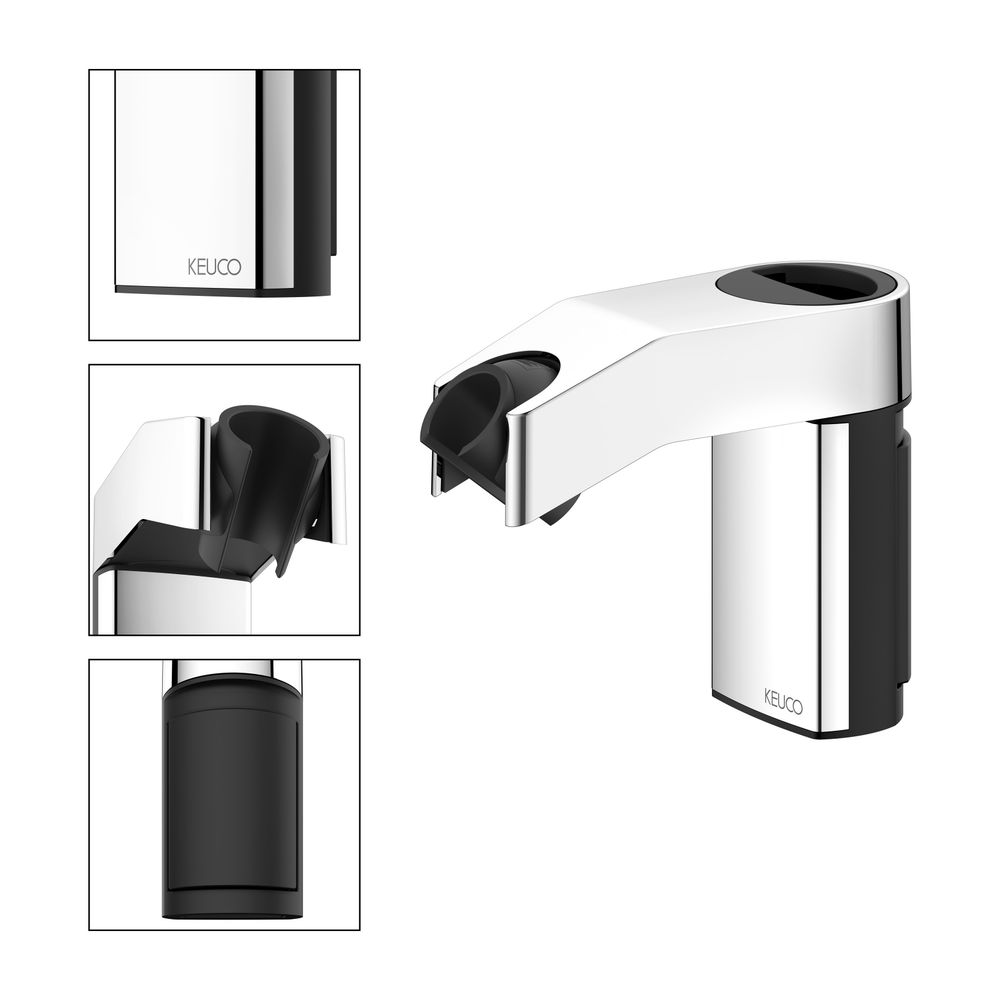 Keuco Axess Brausehalter für Schläuche mit konischer Mutter, höhenverstellbar, Verch... KEUCO-35010010100 4017214908455 (Abb. 3)