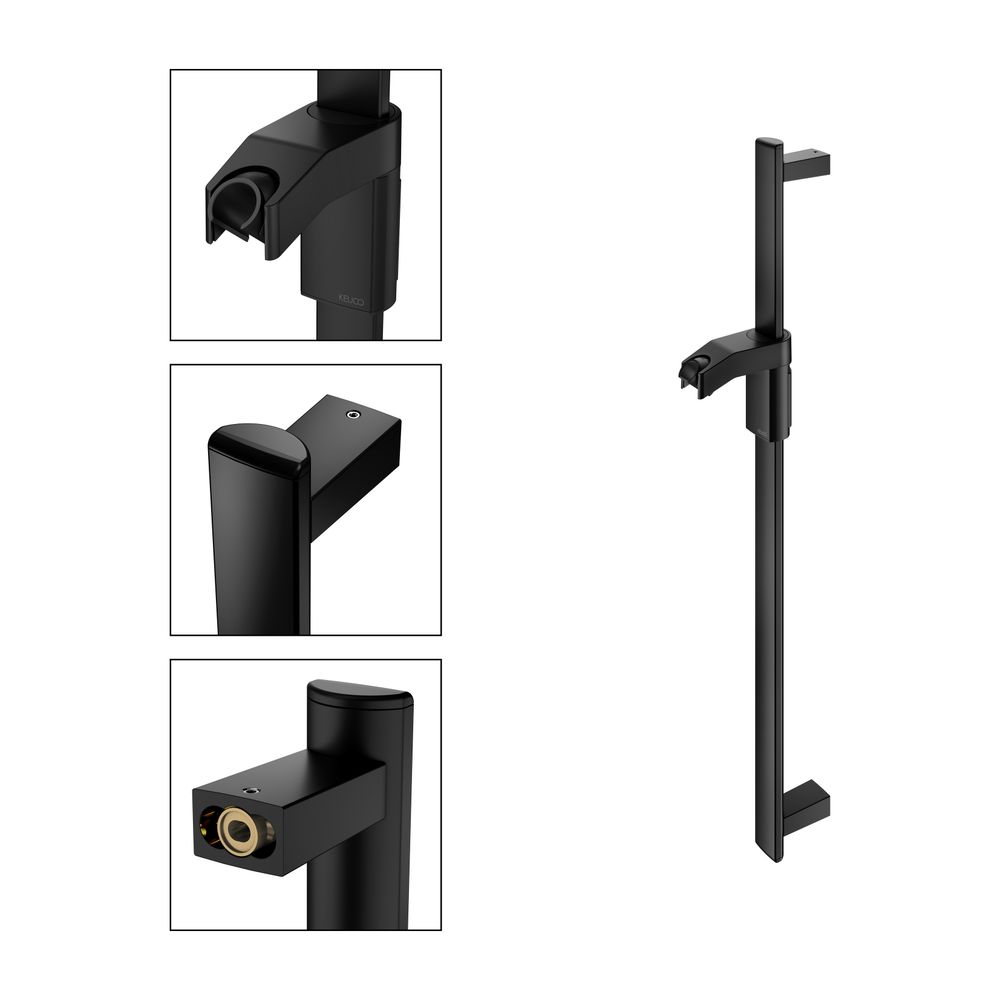 Keuco Axess Brausestange für Schläuche mit konischer Mutter, 800mm, mit Befestigungs... KEUCO-35012370800 4017214908394 (Abb. 3)