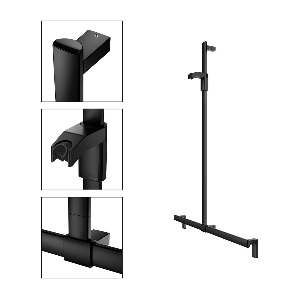 Keuco Axess Duschhandlauf mit Brausestange, 1000/1301mm, mit 2x Befestigungsset 1, S... KEUCO-35014371013 4017214902651 (Abb. 3)
