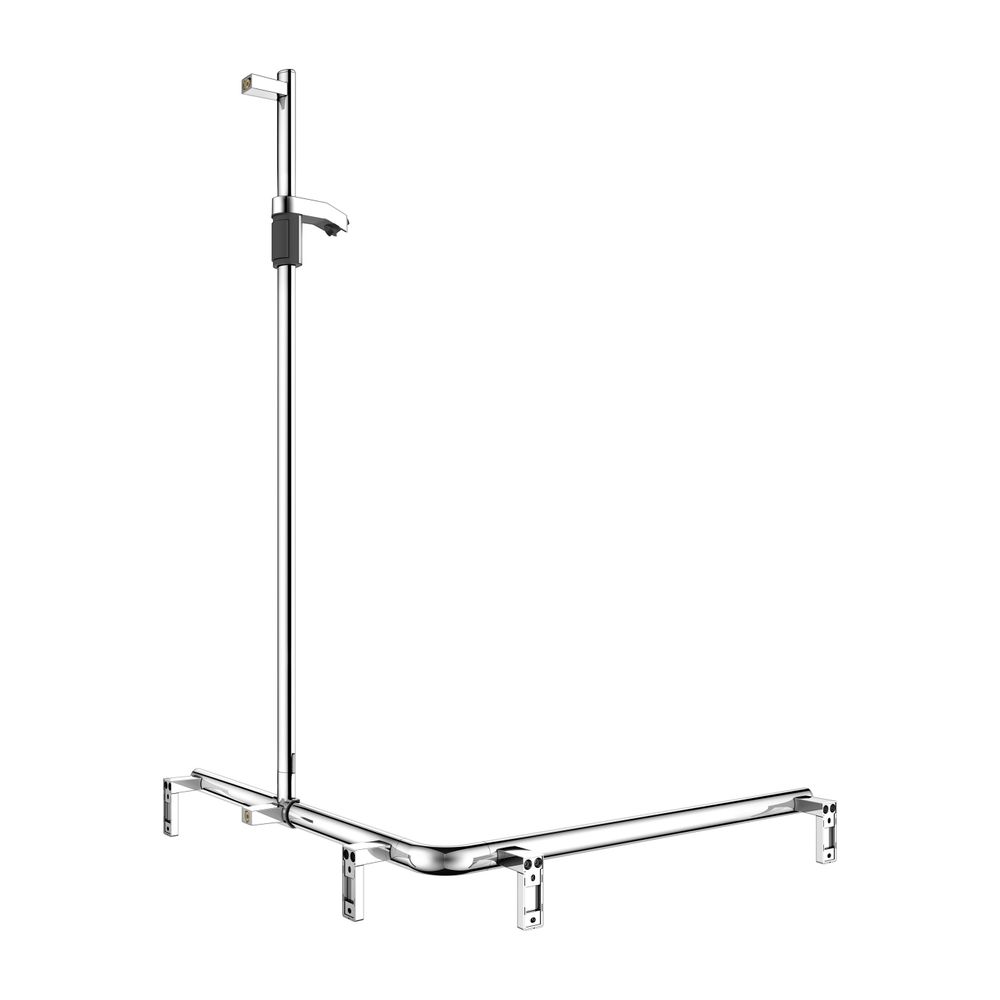 Keuco Axess Duschhandlauf mit Brausestange rechts, 850x850x1301mm, mit 4x Befestigu... KEUCO-35015010101 4017214902675 (Abb. 10)