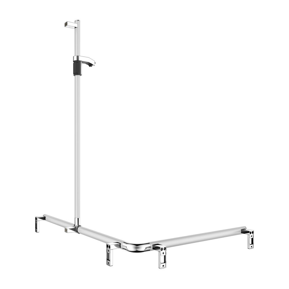 Keuco Axess Duschhandlauf mit Brausestange rechts, 850/1150/1301mm, mit 4x Befestig... KEUCO-35015170201 4017214902972 (Abb. 10)