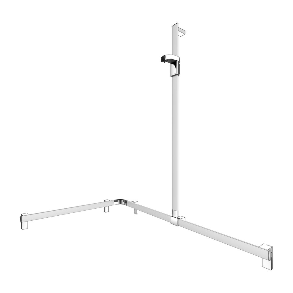 Keuco Axess Duschhandlauf mit Brausestange rechts, 850/1150/1301mm, mit 4x Befestigu... KEUCO-35015170201 4017214902972 (Abb. 9)