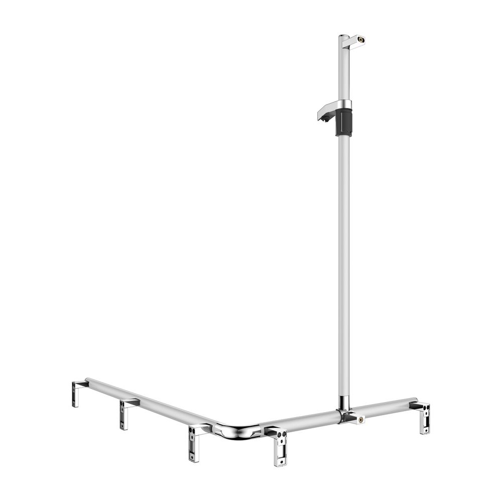 Keuco Axess Duschhandlauf mit Brausestange links, 850/1150/1301mm, mit 4x Befestigu... KEUCO-35015170202 4017214902989 (Abb. 10)