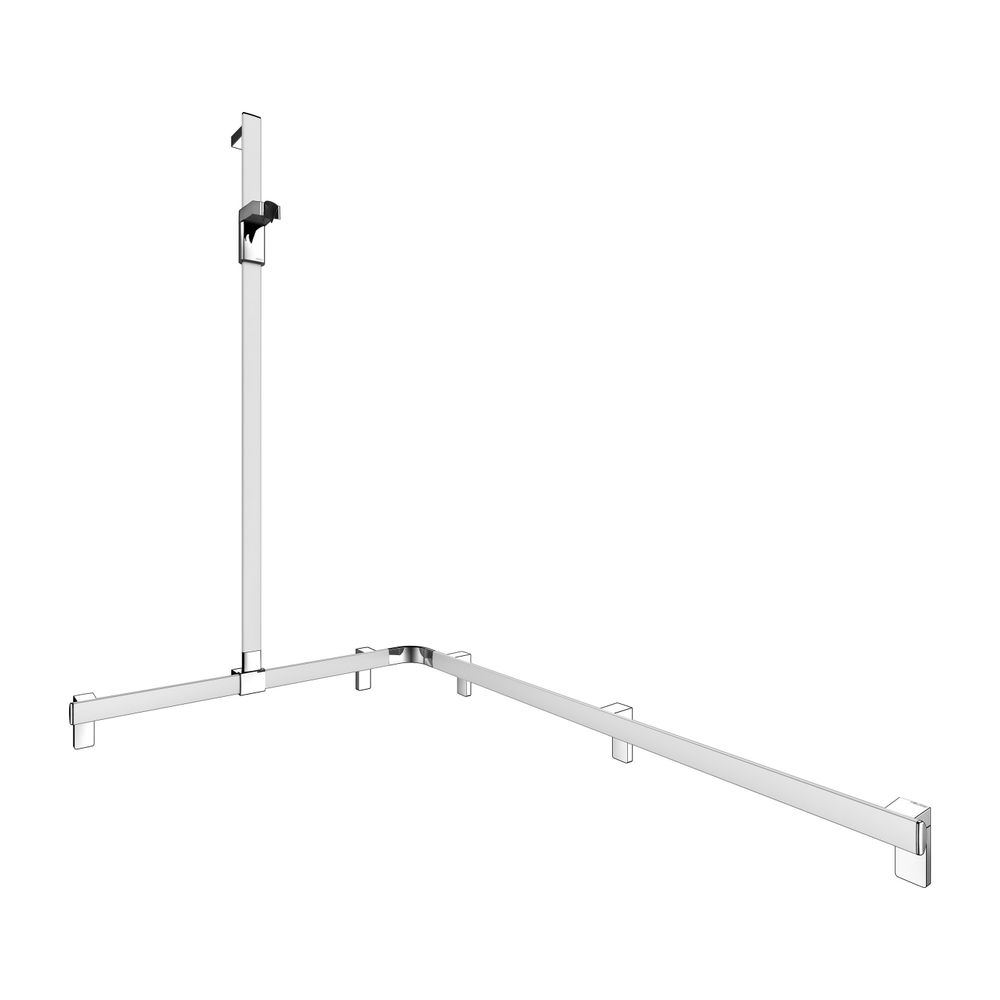 Keuco Axess Duschhandlauf mit Brausestange links, 850/1150/1301mm, mit 4x Befestigun... KEUCO-35015170202 4017214902989 (Abb. 9)