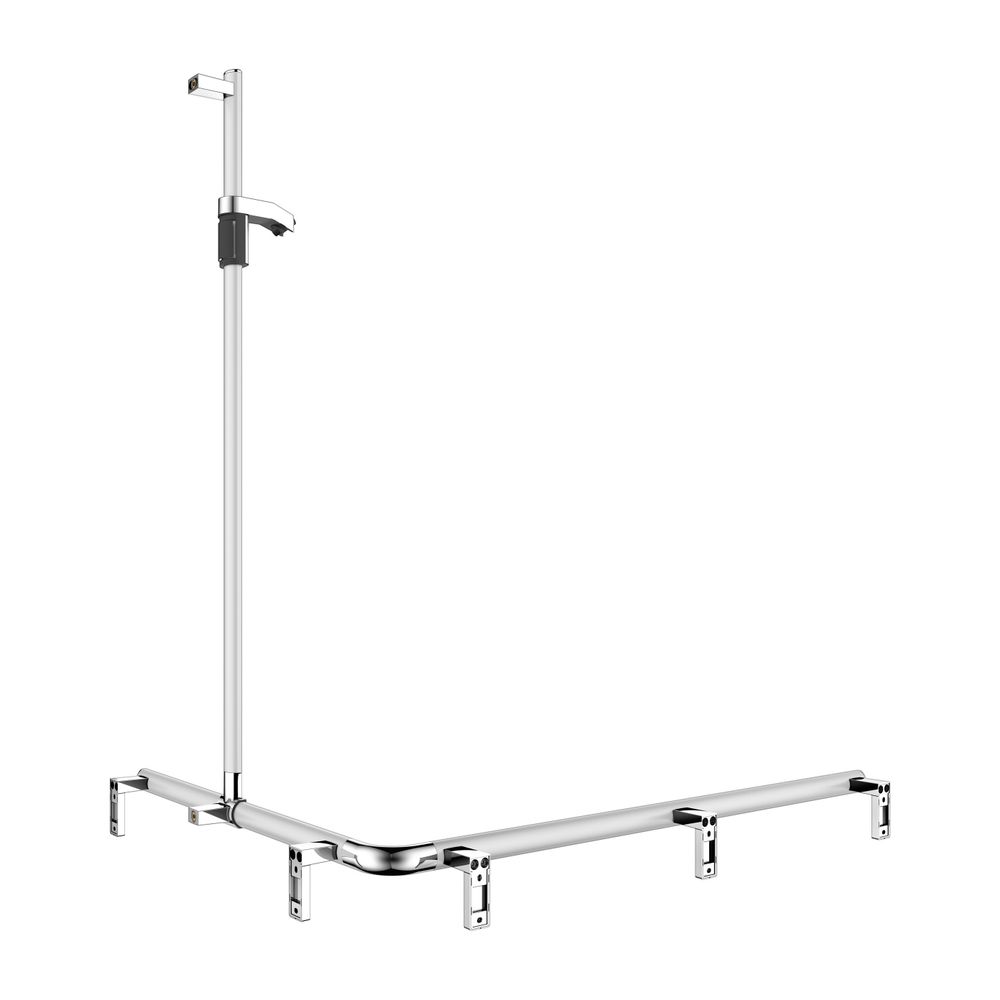 Keuco Axess Duschhandlauf mit Brausestange rechts, 1150x850x1301mm, mit 4x Befestig... KEUCO-35015170301 4017214902996 (Abb. 10)
