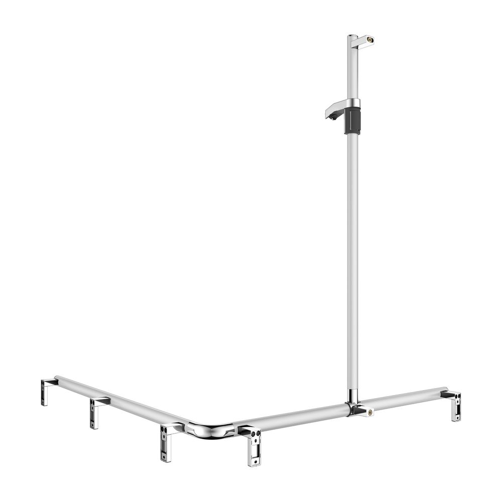Keuco Axess Duschhandlauf mit Brausestange links, 1150x1150x1301mm, mit 4x Befestig... KEUCO-35015170402 4017214903023 (Abb. 10)