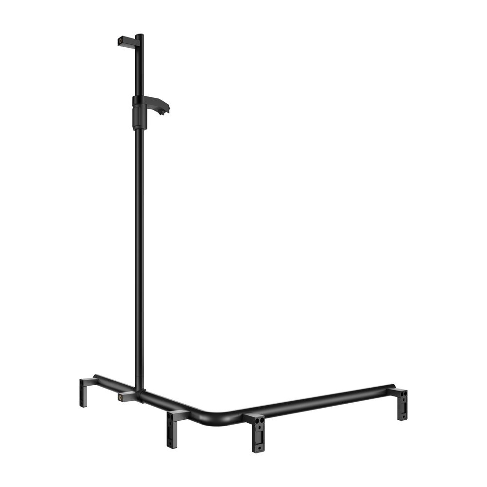 Keuco Axess Duschhandlauf mit Brausestange rechts, 850x850x1301mm, mit 4x Befestigu... KEUCO-35015370101 4017214903030 (Abb. 10)