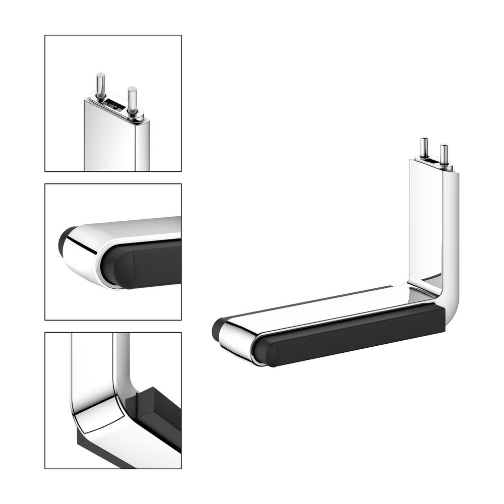 Keuco Axess Toilettenpapierhalter für Stützklappgriff 35003, starr, offene Form, mit... KEUCO-35062010037 4017214932238 (Abb. 3)