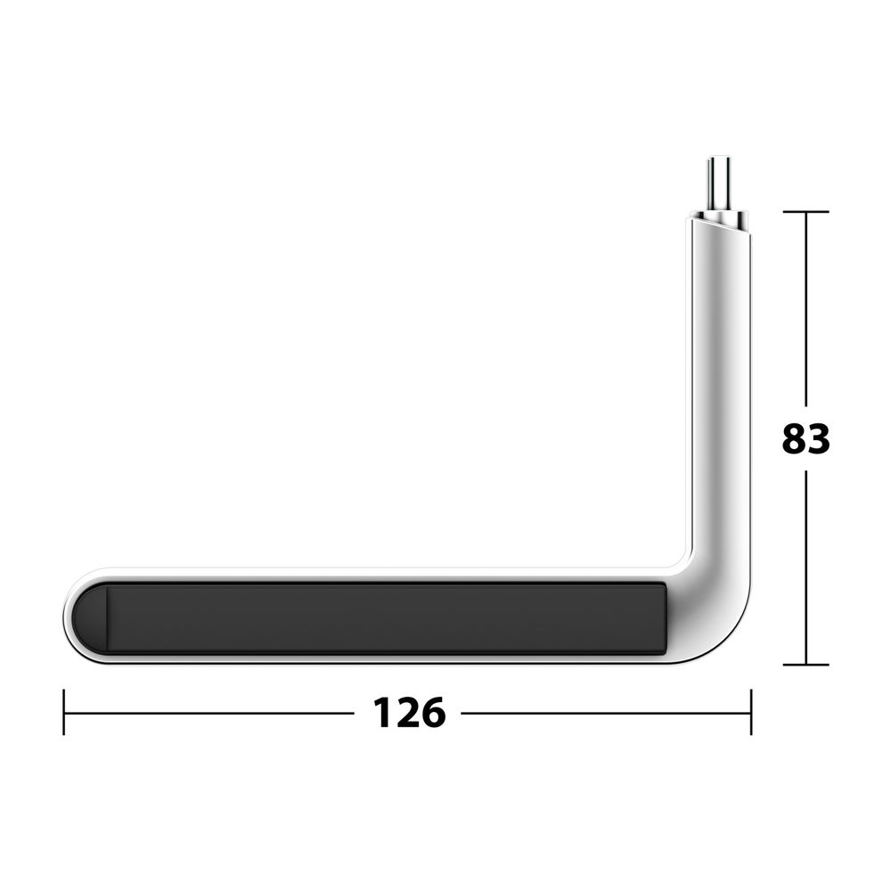 Keuco Axess Toilettenpapierhalter für Stützklappgriff 35003, starr, offene Form, mit... KEUCO-35062010037 4017214932238 (Abb. 8)