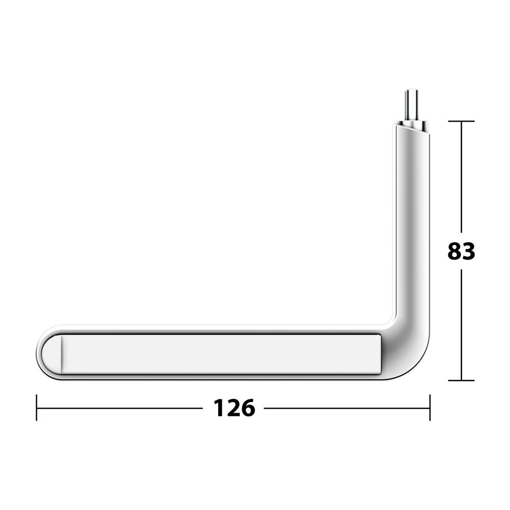 Keuco Axess Toilettenpapierhalter für Stützklappgriff 35003, starr, offene Form, mit... KEUCO-35062010051 4017214931897 (Abb. 8)