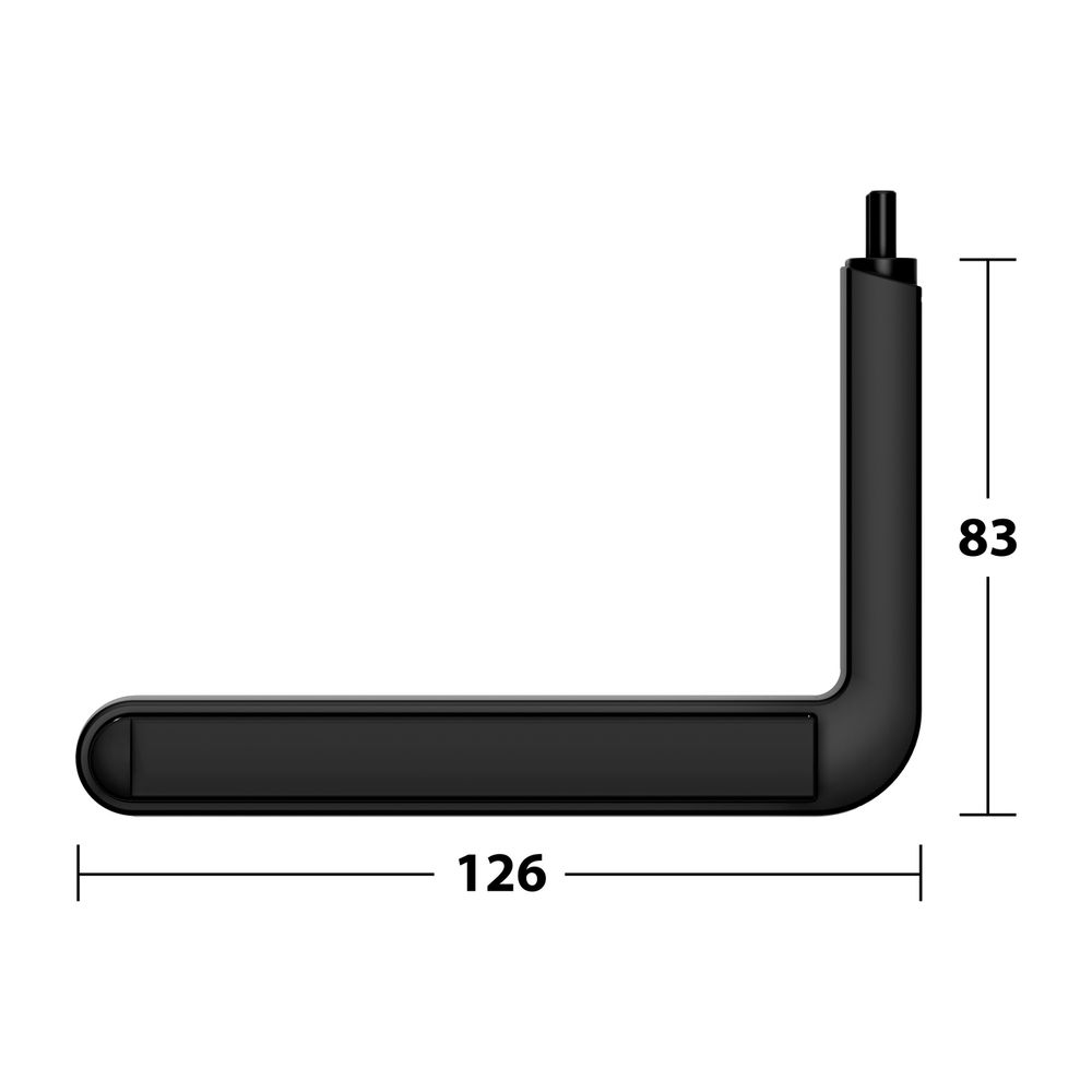 Keuco Axess Toilettenpapierhalter für Stützklappgriff 35003, starr, offene Form, mit... KEUCO-35062370037 4017214932245 (Abb. 8)