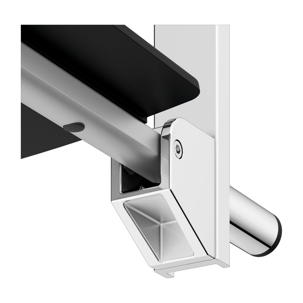 Keuco Care Klappsitz zum Einhängen, 110kg, Kunststoff, Verchromt/Schwarz, 3518101003... KEUCO-35181010037 4017214964970 (Abb. 5)