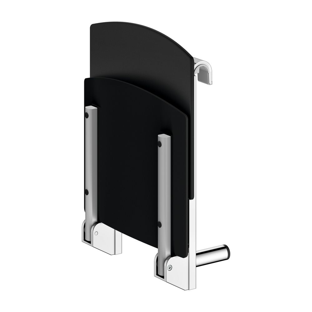 Keuco Care Klappsitz zum Einhängen, 110kg, Kunststoff, Verchromt/Schwarz, 3518101003... KEUCO-35181010037 4017214964970 (Abb. 7)