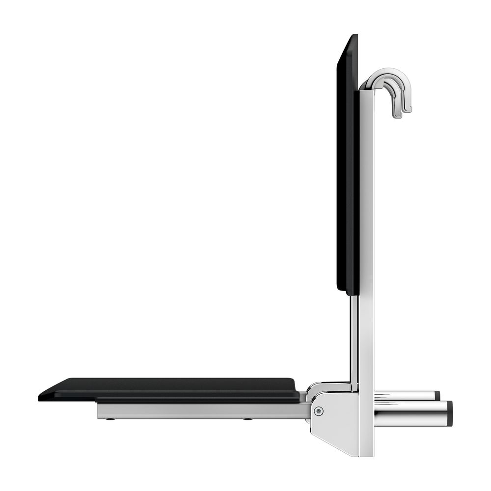 Keuco Care Klappsitz zum Einhängen, 110kg, Kunststoff, Verchromt/Schwarz, 3518101003... KEUCO-35181010037 4017214964970 (Abb. 8)