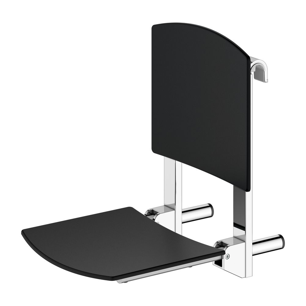 Keuco Care Klappsitz zum Einhängen, 110kg, Kunststoff, Verchromt/Schwarz, 351810100... KEUCO-35181010037 4017214964970 (Abb. 10)