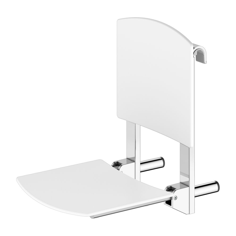 Keuco Care Duschklappsitz zum Einhängen, 110kg Belastbarkeit, Kunststoff, Verchromt... KEUCO-35181010051 4017214964987 (Abb. 10)