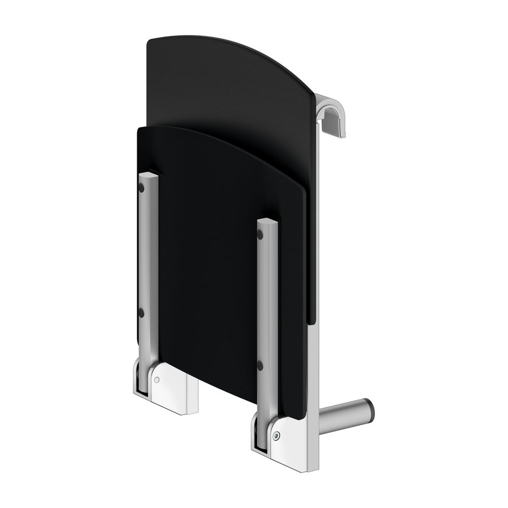 Keuco Care Klappsitz zum Einhängen, 110kg, Kunststoff, Silber eloxiert/Schwarz, 3518... KEUCO-35181170037 4017214964994 (Abb. 7)