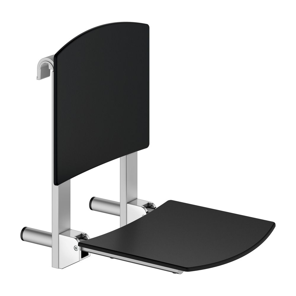 Keuco Care Klappsitz zum Einhängen, 110kg, Kunststoff, Silber eloxiert/Schwarz, 351... KEUCO-35181170037 4017214964994 (Abb. 11)