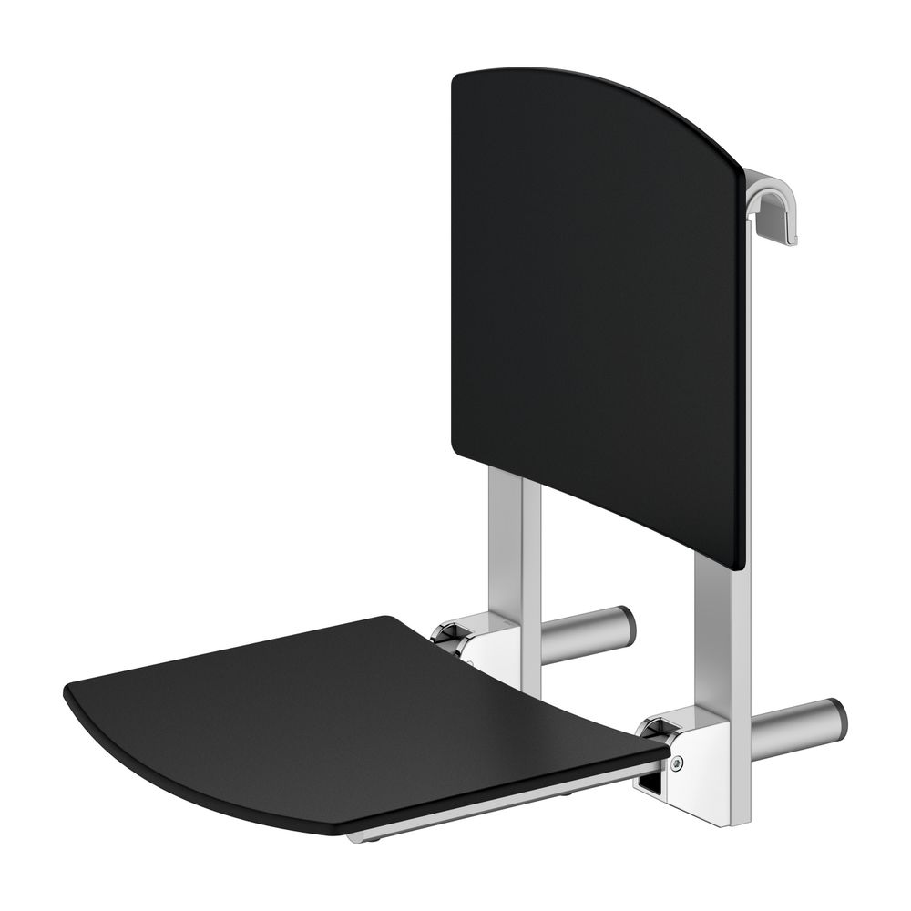Keuco Care Klappsitz zum Einhängen, 110kg, Kunststoff, Silber eloxiert/Schwarz, 351... KEUCO-35181170037 4017214964994 (Abb. 10)