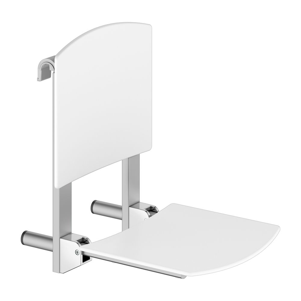 Keuco Care Klappsitz zum Einhängen, 110kg, Kunststoff, Silber eloxiert/Weiß, 351811... KEUCO-35181170051 4017214965007 (Abb. 11)