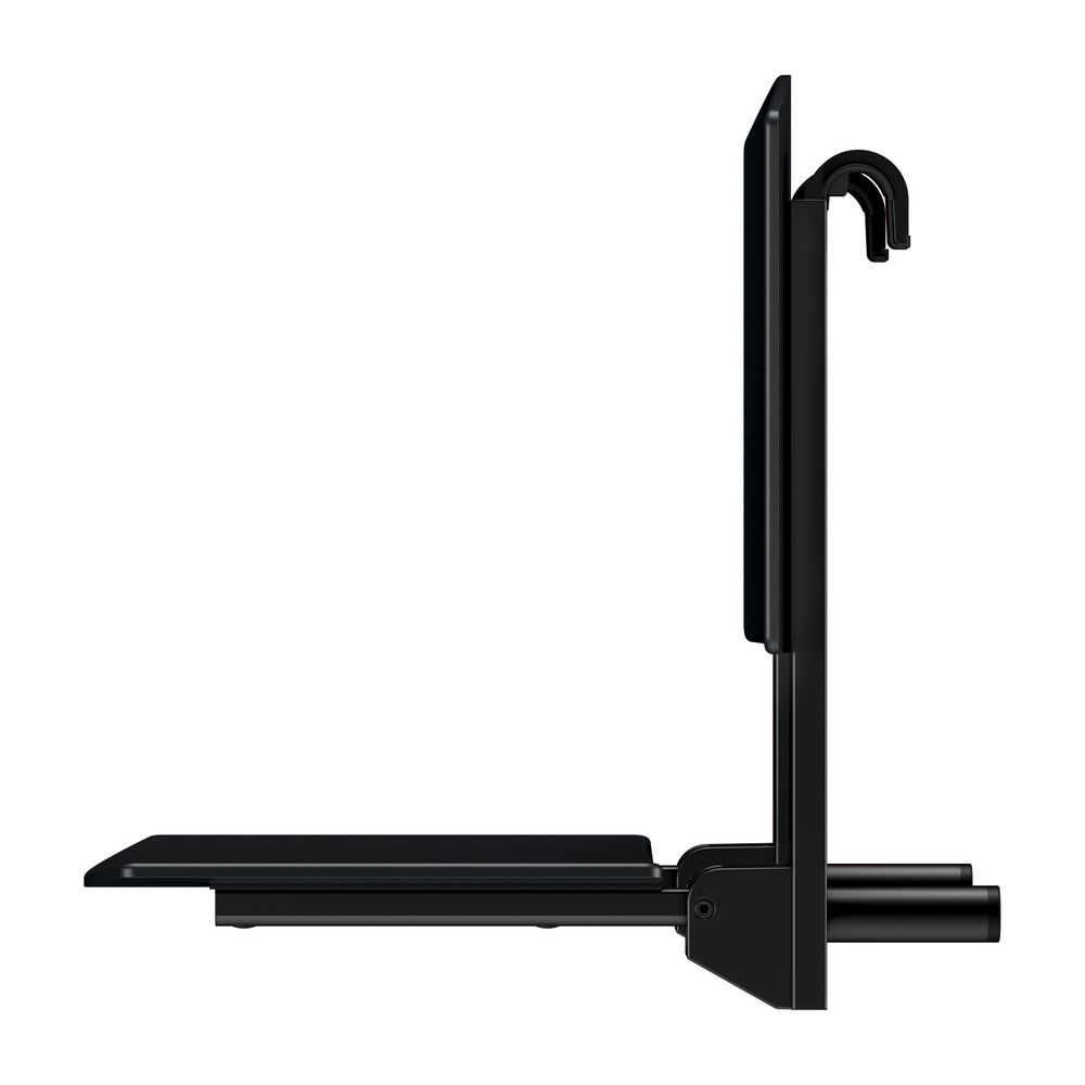 Keuco Care Duschklappsitz zum Einhängen, 110kg Belastbarkeit, Kunststoff, Schwarz-ma... KEUCO-35181370037 4017214965014 (Abb. 8)