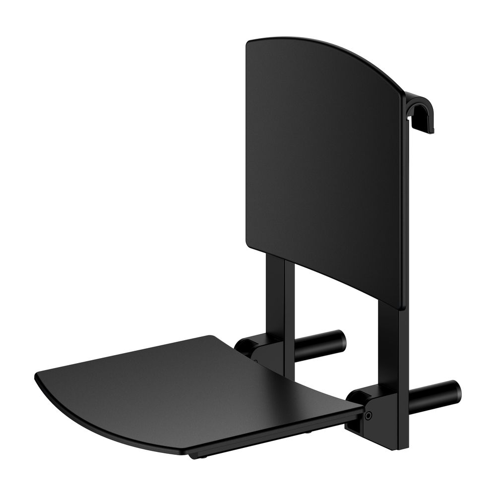 Keuco Care Duschklappsitz zum Einhängen, 110kg Belastbarkeit, Kunststoff, Schwarz-m... KEUCO-35181370037 4017214965014 (Abb. 10)
