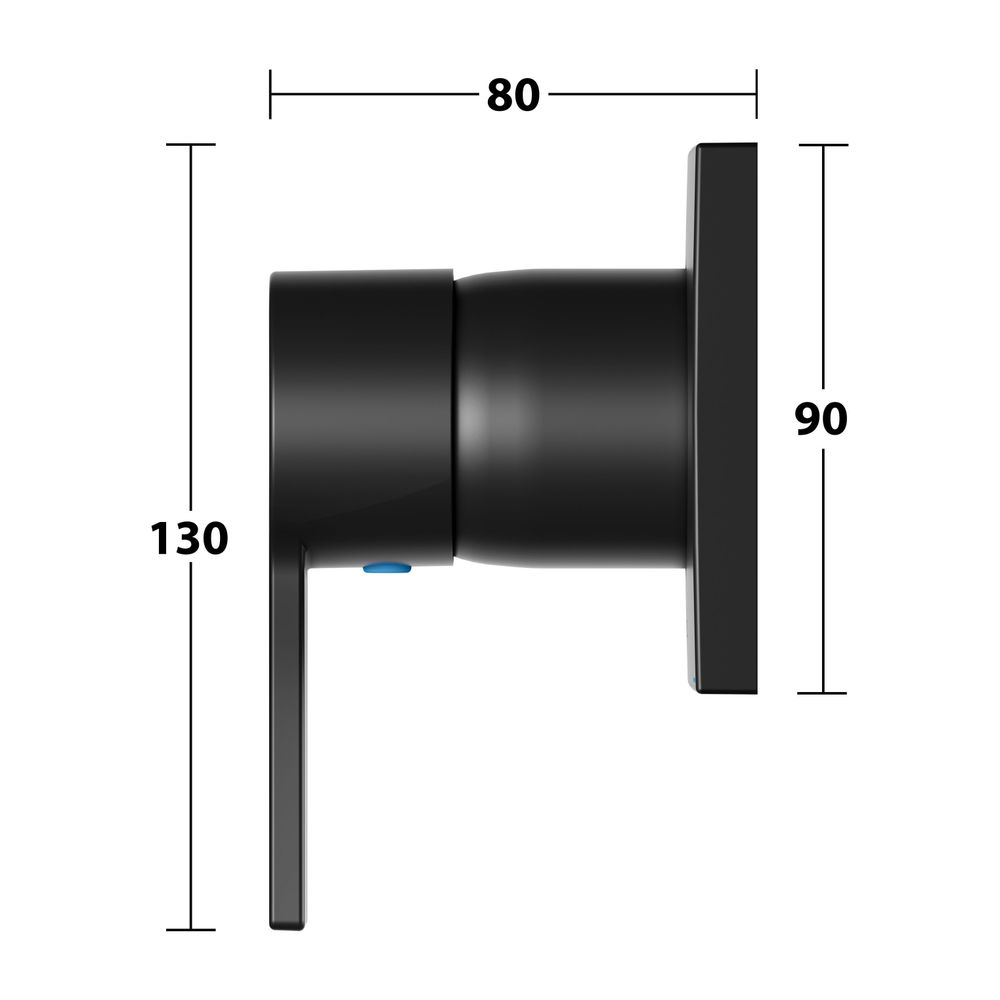 Keuco Edition 11 Einhebelmischer Unterputz mit Temperaturbegrenzung, G 1/2", Schwarz... KEUCO-51151370002 4017214941643 (Abb. 7)