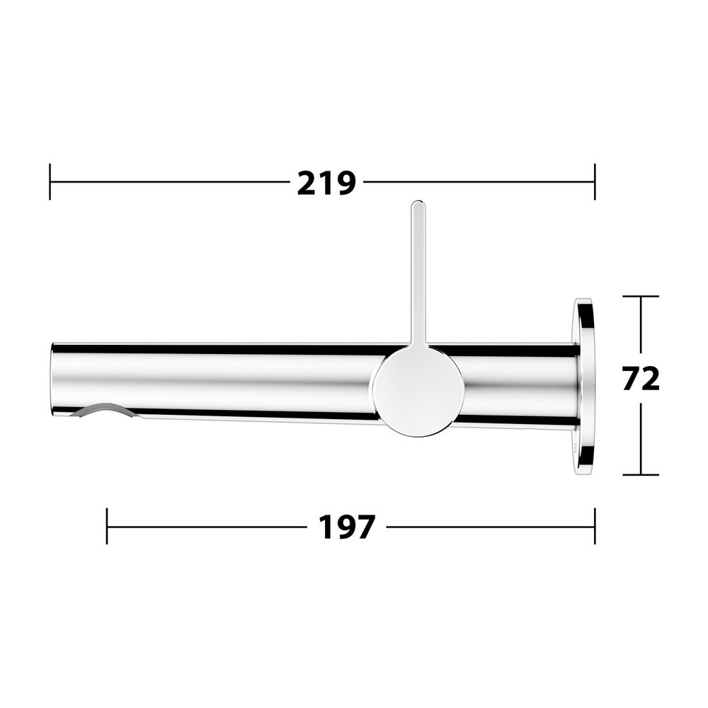 Keuco Edition 400 Einhebel-Waschtischmischer Unterputz Wandmontage, Ausladung 197mm,... KEUCO-51516011101 4017214939527 (Abb. 8)