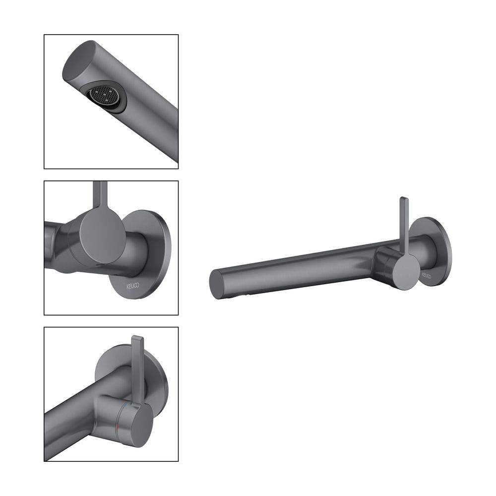 Keuco Edition 400 Einhebel-Waschtischmischer Unterputz Wandmontage, Ausladung 243mm,... KEUCO-51516132101 4017214939640 (Abb. 3)