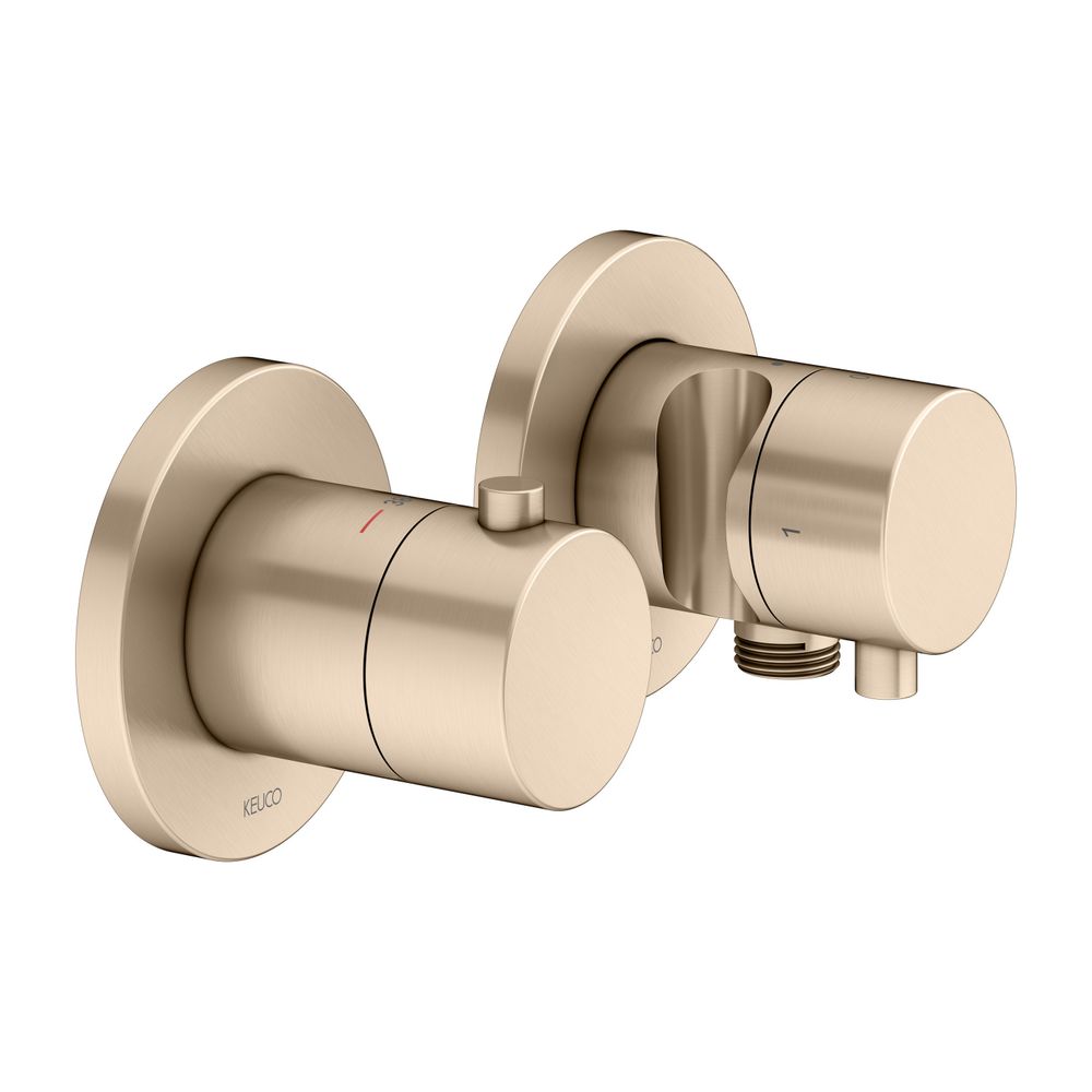 Keuco Edition 400 Thermostatarmatur-Set Unterputz 2-Wege, mit Schlauchanschluss und ... KEUCO-51553031221 4017214940448 (Abb. 4)