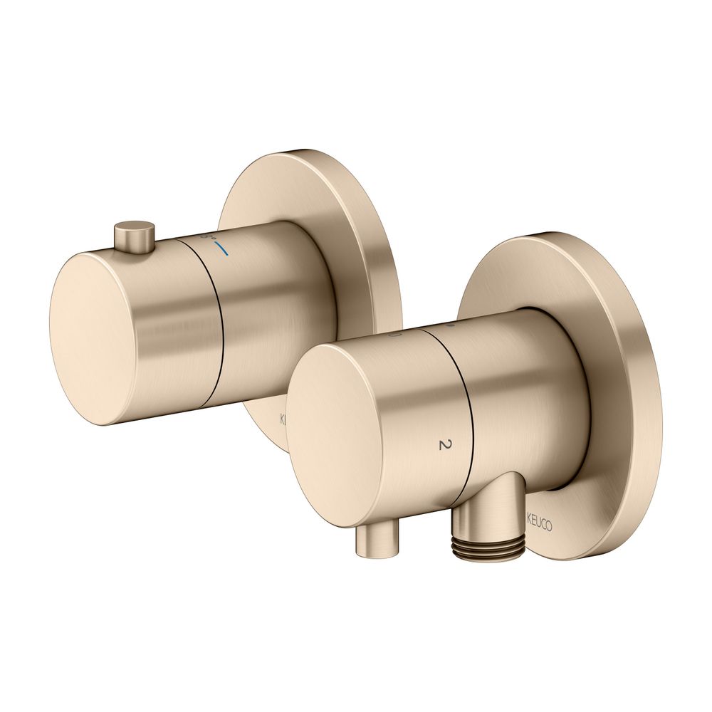 Keuco Edition 400 Thermostatarmatur-Set Unterputz 2-Wege, mit Schlauchanschluss und ... KEUCO-51553031221 4017214940448 (Abb. 3)