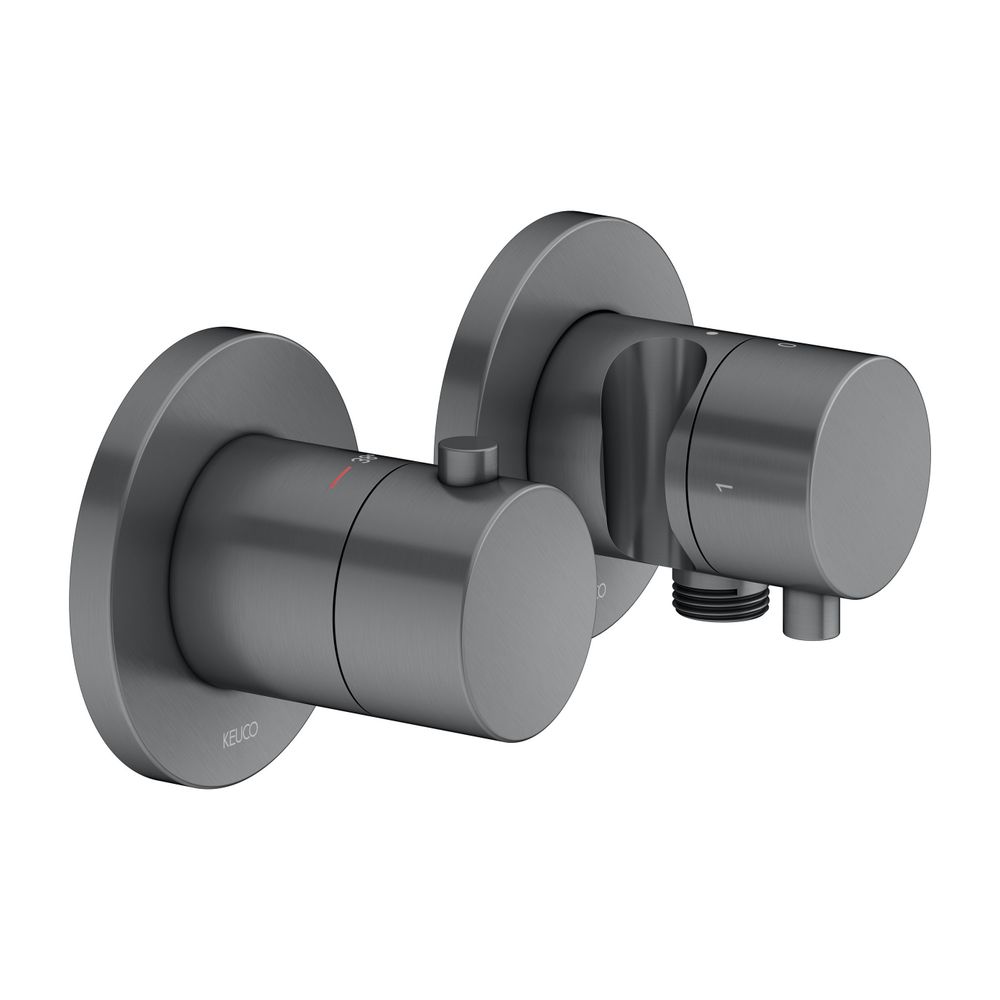 Keuco Edition 400 Thermostatarmatur-Set Unterputz 2-Wege, mit Schlauchanschluss und ... KEUCO-51553131221 4017214940493 (Abb. 4)