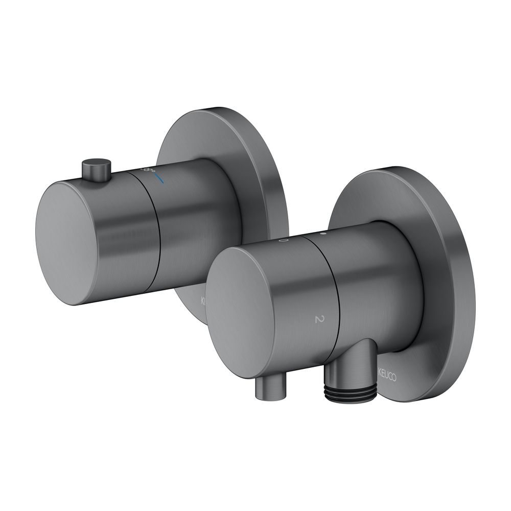 Keuco Edition 400 Thermostatarmatur-Set Unterputz 2-Wege, mit Schlauchanschluss und ... KEUCO-51553131221 4017214940493 (Abb. 3)