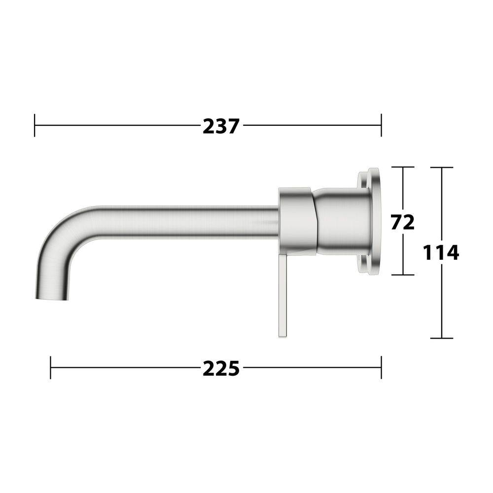 Keuco Plan Blue Einhebel-Waschtischmischer Unterputz Wandmontage, 2-Loch, Ausladung ... KEUCO-53916071201 4017214965113 (Abb. 8)