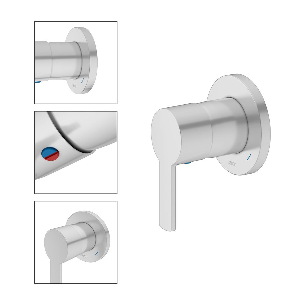 Keuco Plan Blue Einhebelmischer Unterputz, mit Temperaturbegrenzung, G 1/2", Durchfl... KEUCO-53951170001 4017214940554 (Abb. 3)