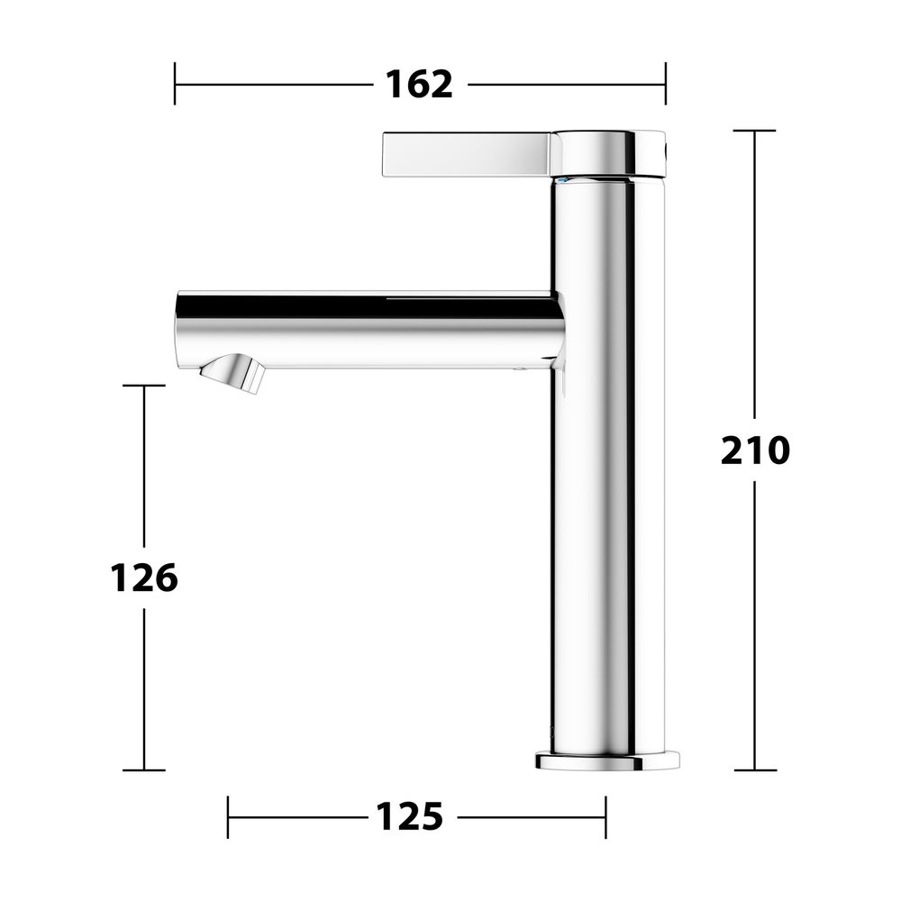 Keuco Ixmo Pure Einhebel-Waschtischmischer 130, Ausladung 125mm, ohne Zugstangen-Abl... KEUCO-59501011101 4017214938742 (Abb. 8)