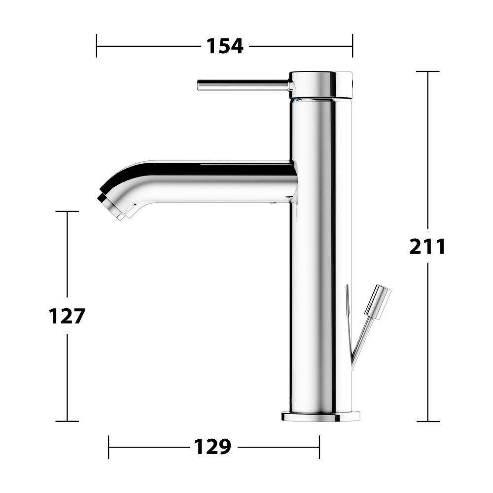 Keuco Ixmo Soft Einhebel-Waschtischmischer 130, Ausladung 129mm, mit Zugstangen-Abla... KEUCO-59501012001 4017214938766 (Abb. 8)