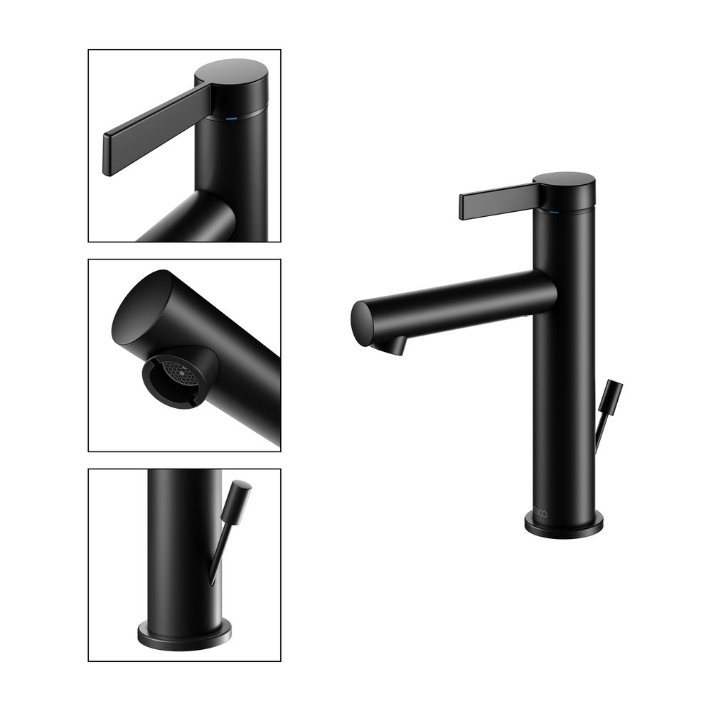 Keuco Ixmo Pure Einhebel-Waschtischmischer 130, Ausladung 125mm, mit Zugstangen-Abla... KEUCO-59501371001 4017214938827 (Abb. 3)