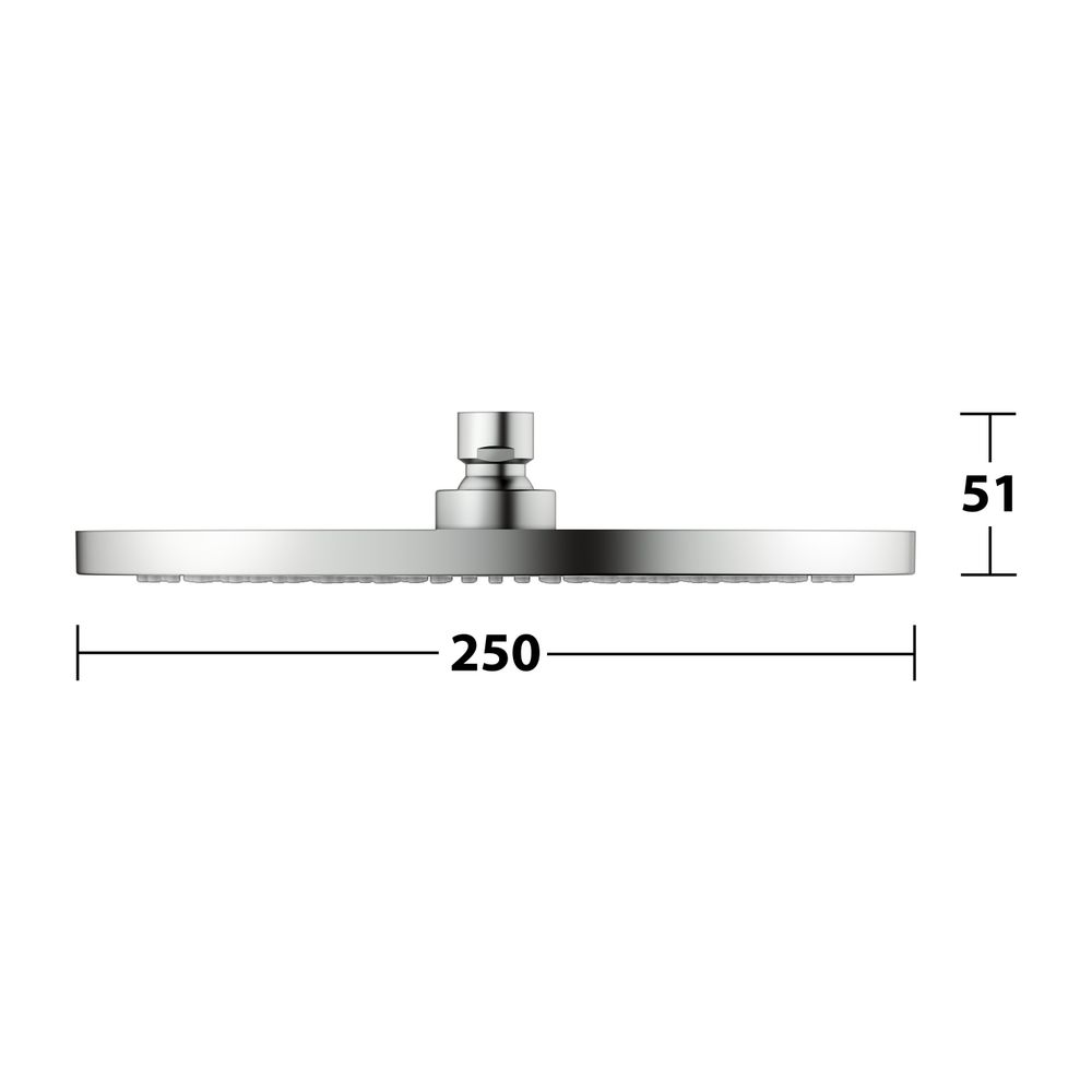 KEUCO Kopfbrause 59886 rd. 250mm Edst.-fin.... KEUCO-59886070201 4017214912421 (Abb. 4)