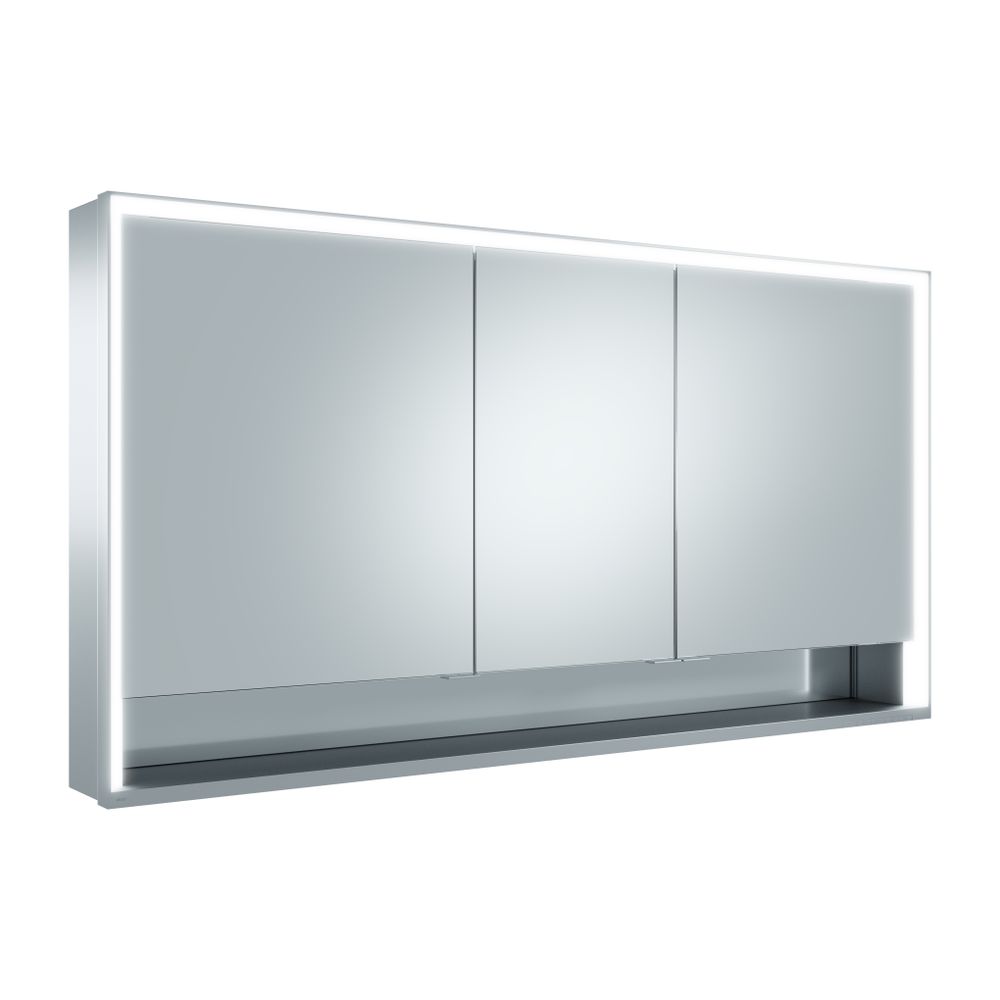 KEUCO Spiegelschrank Royal Lumos 14306, mit Ablagef., Vorbau, silber-eloxiert, 1400x... KEUCO-14306171301 4017214596232 (Abb. 1)