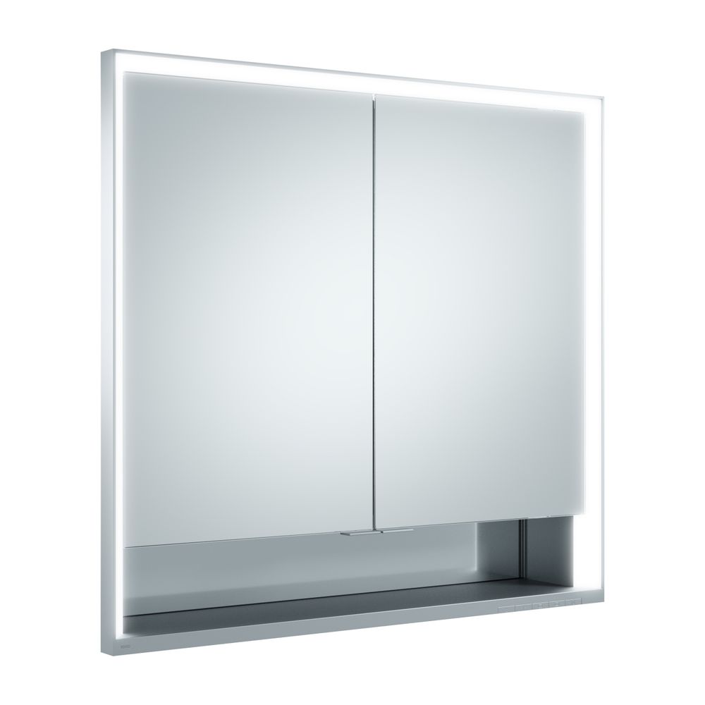 KEUCO Spiegelschrank Royal Lumos 14317, mit Ablagef., Einbau, silber-eloxiert, 700x7... KEUCO-14317171303 4017214839643 (Abb. 1)