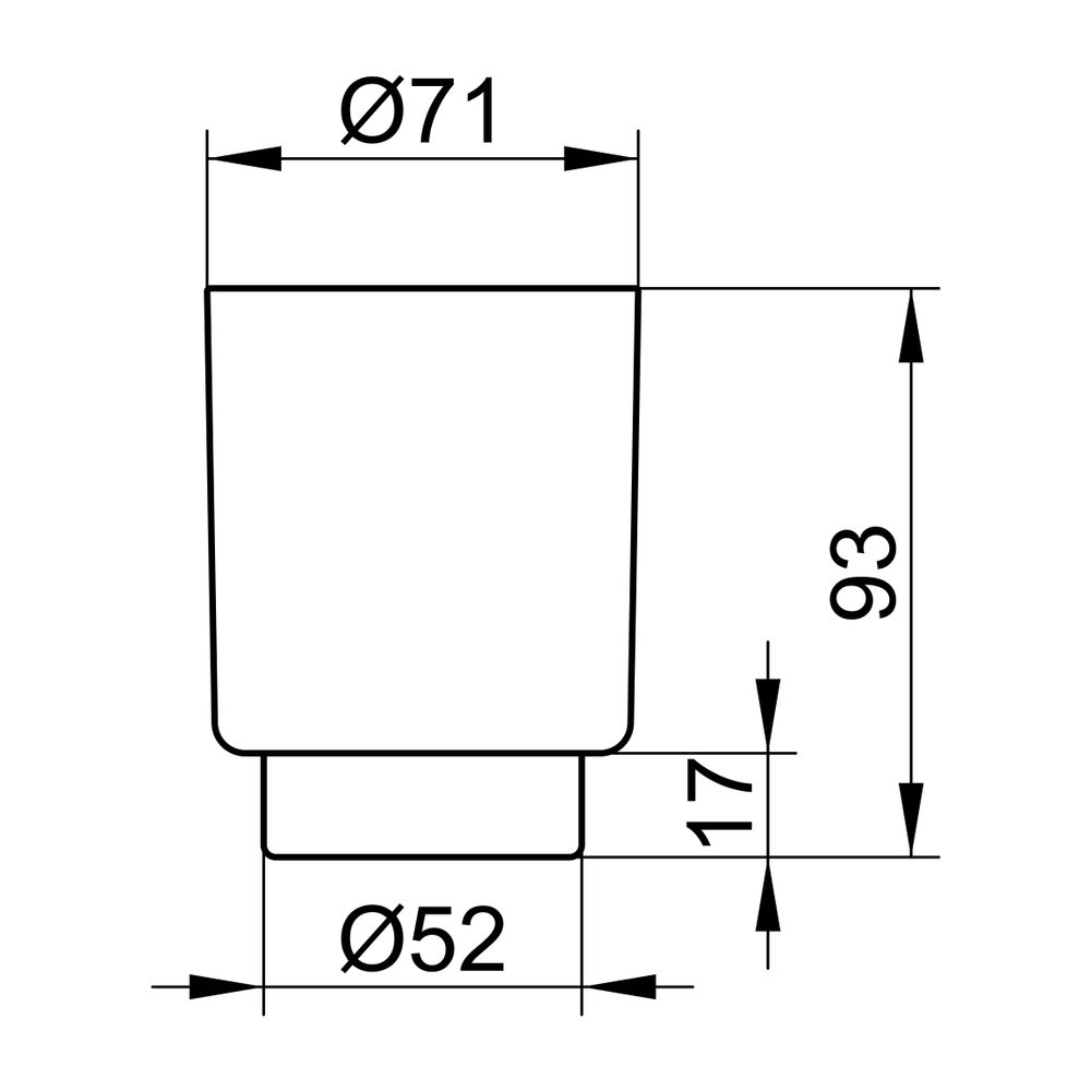 Keuco City Acrylglas-Becher für 00850, 00850000100... KEUCO-00850000100 4017214018826 (Abb. 2)