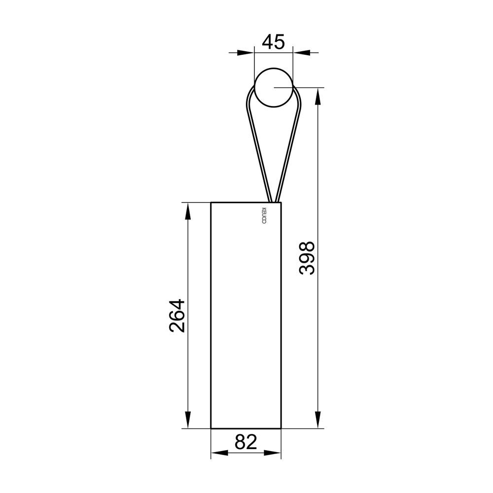 Keuco Duschabzieher universal mit klebbarer Wandhalterung, Weiß, 04959510000... KEUCO-04959510000 4017214921263 (Abb. 2)