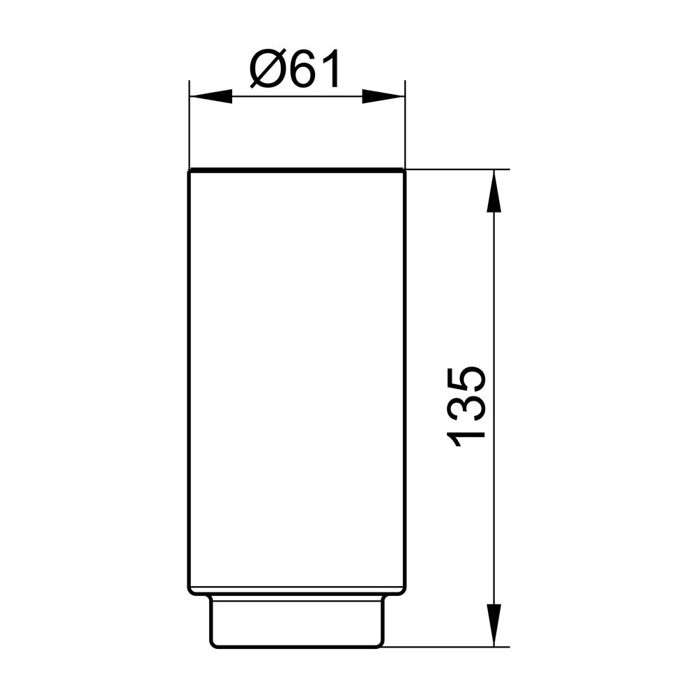 Keuco Edition 400 Echtkristall-Glas zu 11550, 11553, 11554, 11556, D 61x135mm, 11550... KEUCO-11550009000 4017214500932 (Abb. 2)