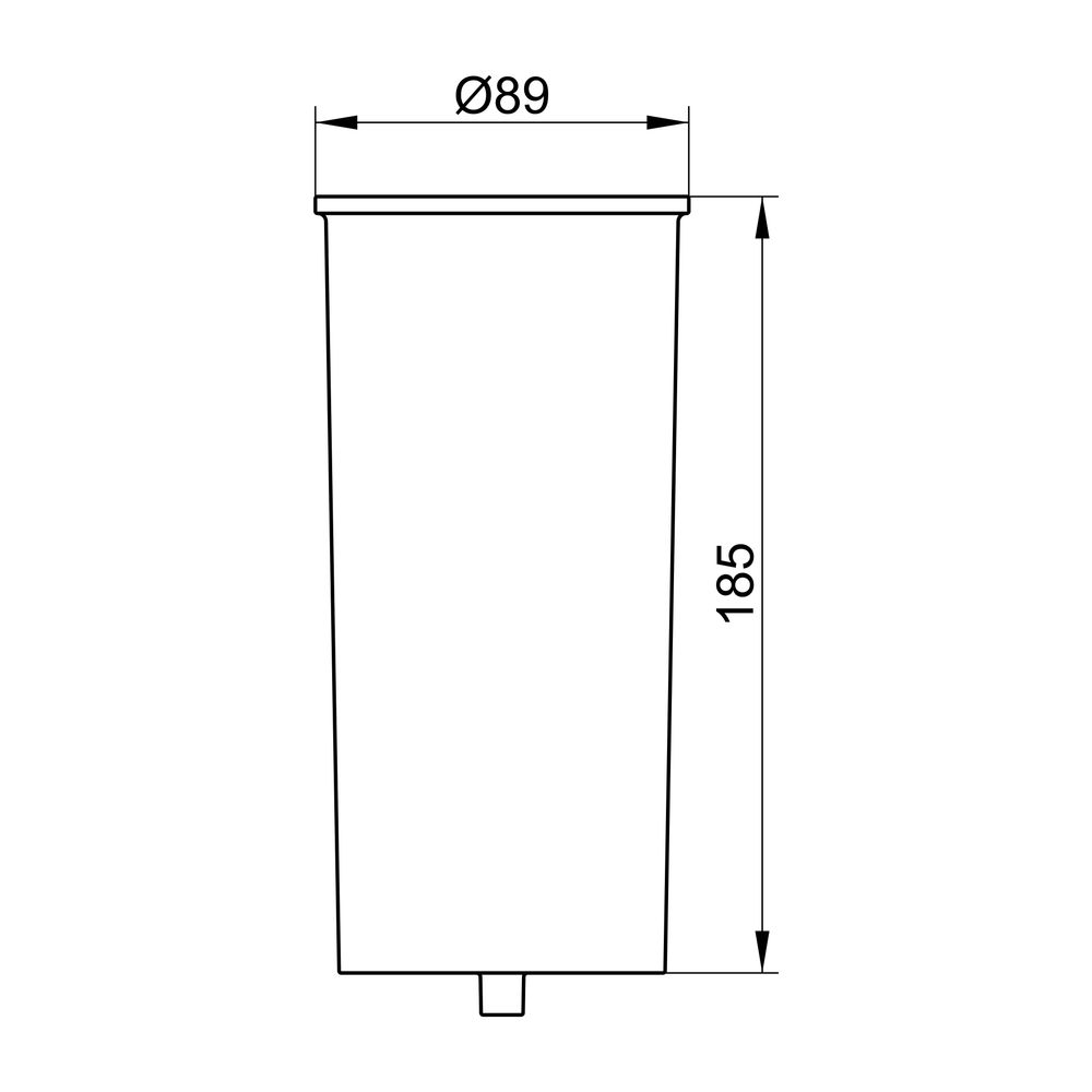 Keuco Collection Moll Kunststoff-Einsatz für Toilettenbürstengarnitur D 89x195mm, We... KEUCO-12769000100 4017214496938 (Abb. 2)