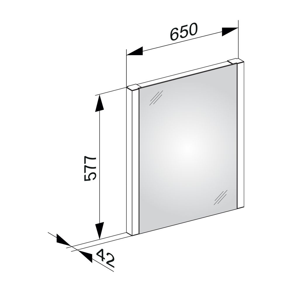 KEUCO Lichtspiegel Royal Reflex.2 14296, 650 x 577 x 42 mm... KEUCO-14296002000 4017214586516 (Abb. 3)