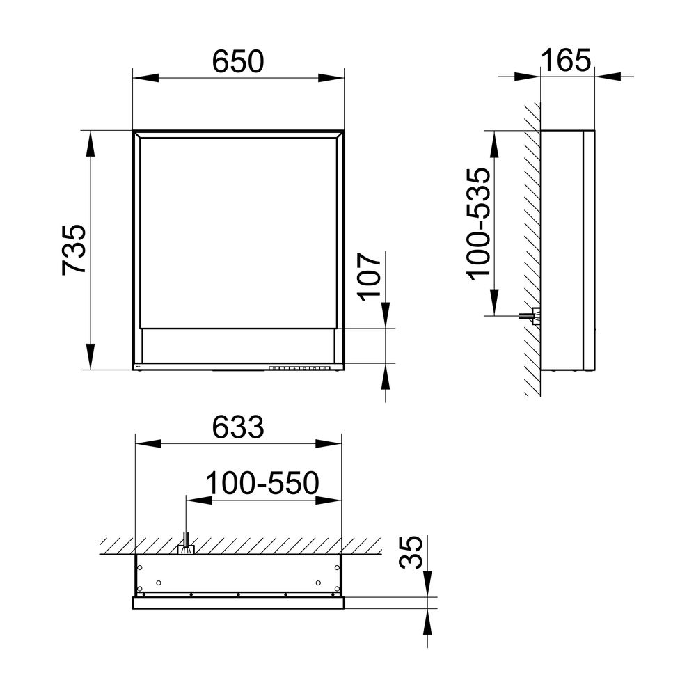 Keuco Royal Lumos Spiegelschrank Wandvorbau 1-türig kurze Tür, Anschlag rechts, mit ... KEUCO-14301171104 4017214928958 (Abb. 2)