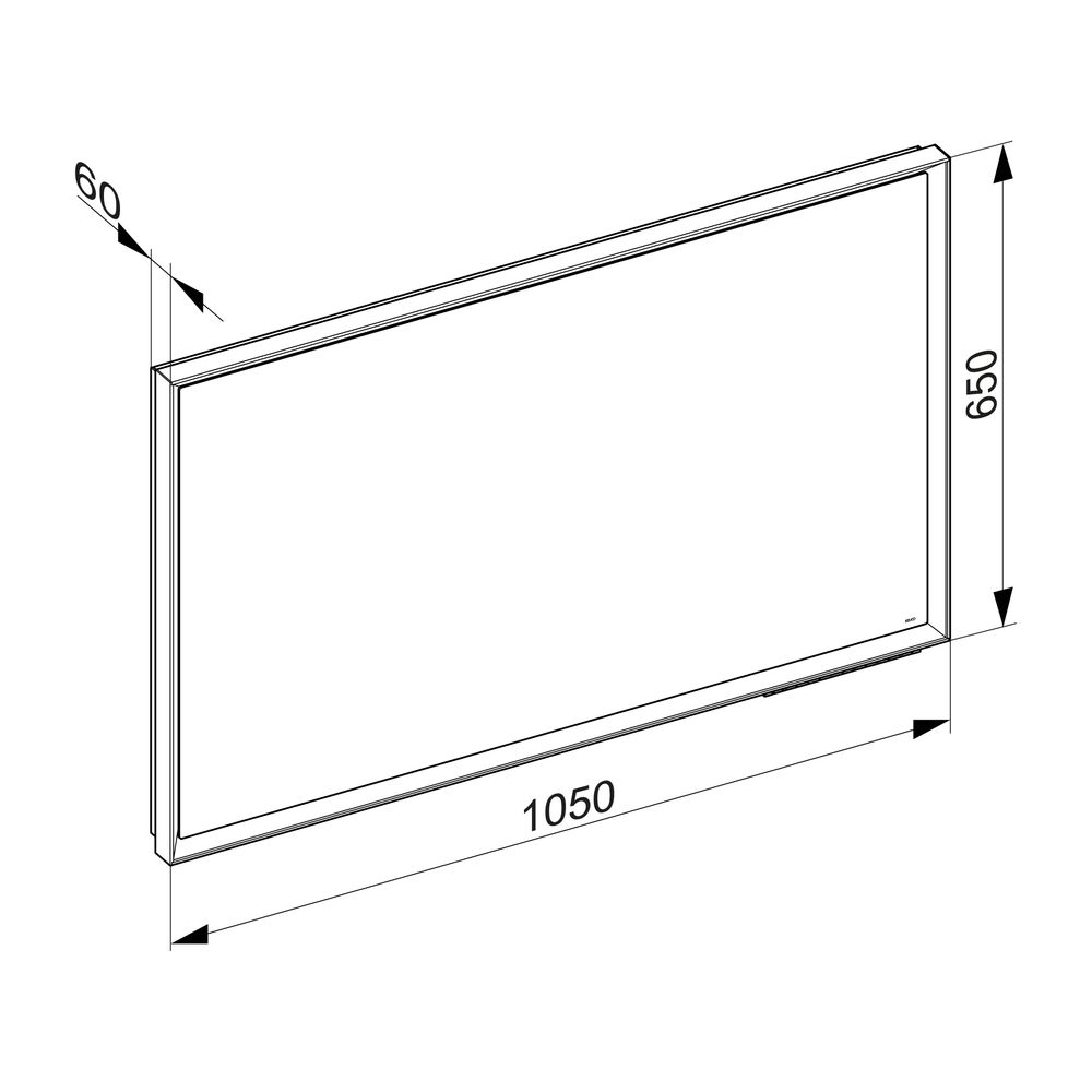 KEUCO Royal Lumos Spiegel 14598, Spiegelheizung, silber-eloxiert, 1050x650x60mm... KEUCO-14598174000 4017214691760 (Abb. 3)