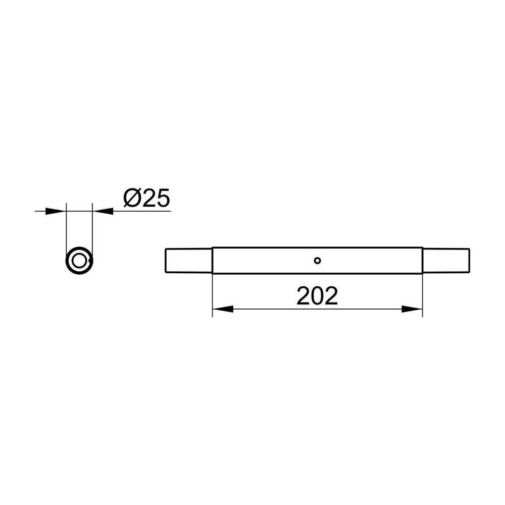Keuco Plan Verbindungsrohr zur Verlängerung gerader Duschvorhangstangen, Verchromt, ... KEUCO-14932010000 4017214118007 (Abb. 2)